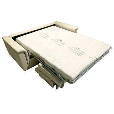 Sofa with Sleeper, Oatmeal Fabric